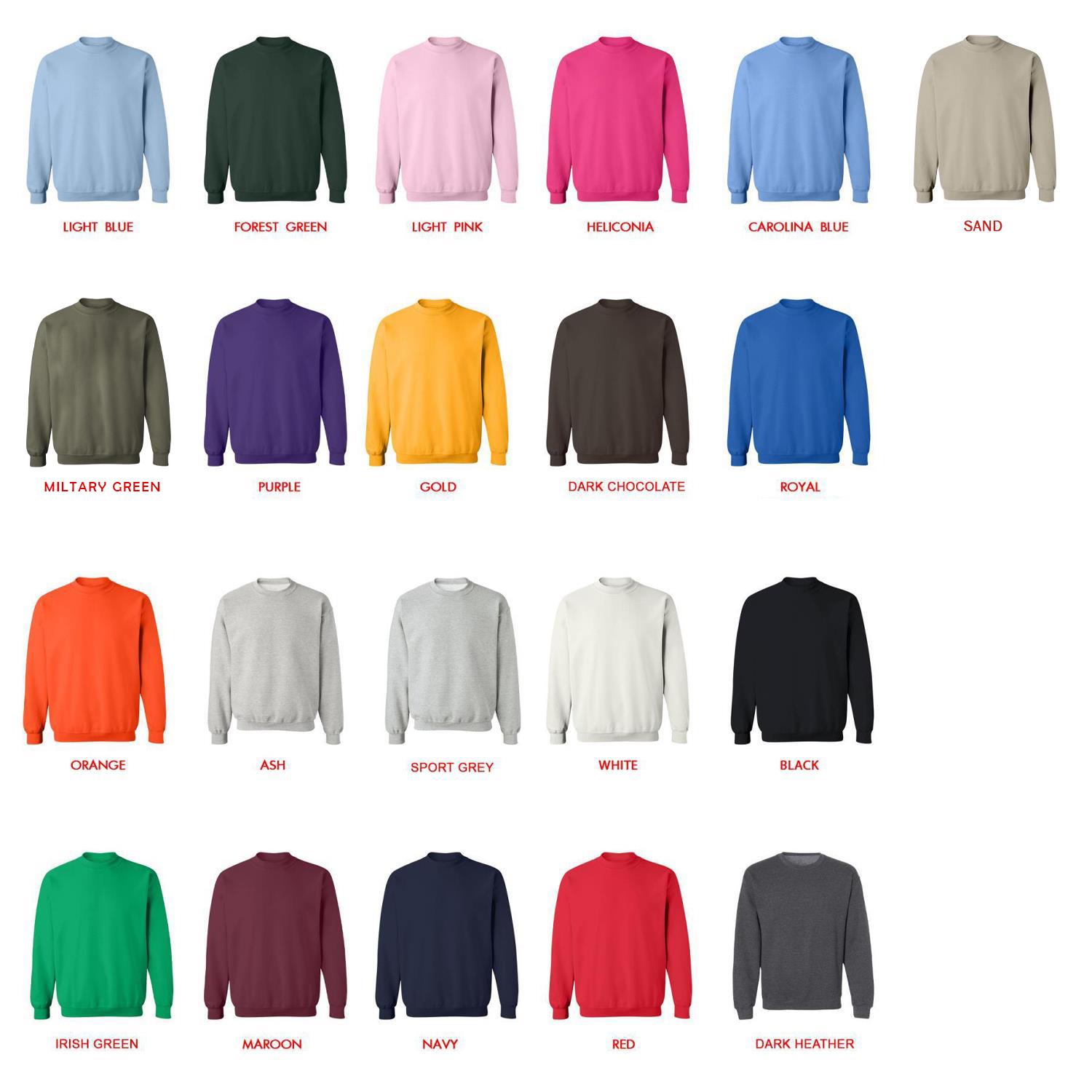 sweatshirt color chart - Killswitch Engage Merch