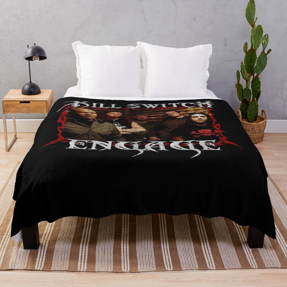 Killswitch Engage Band Throw Blanket