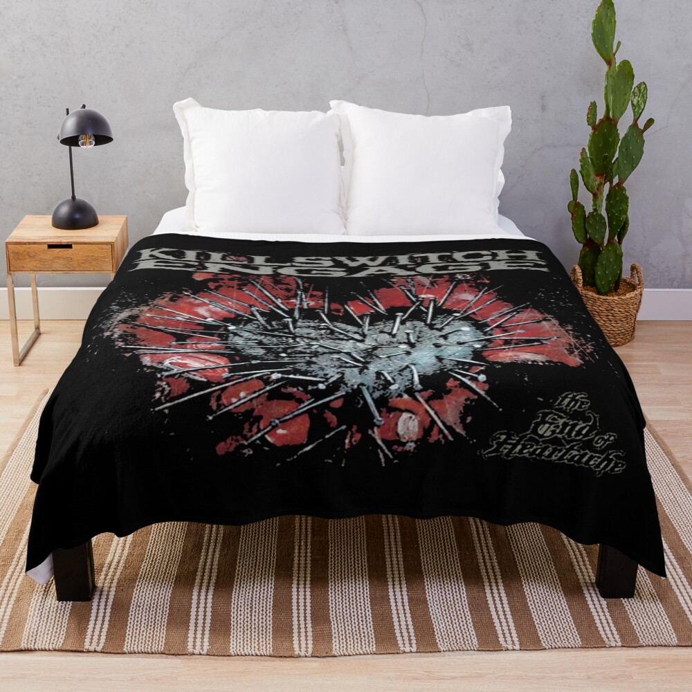 The End Of Heartache Killswitch Engage Throw Blanket