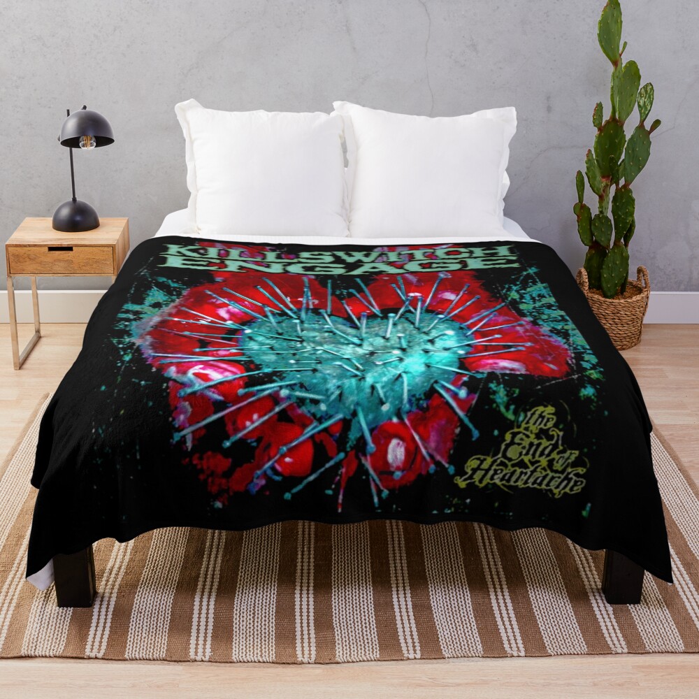 Killswitch Engage The End Of Heartache Throw Blanket