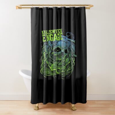 Killswitch Engage Skull Shower Curtain