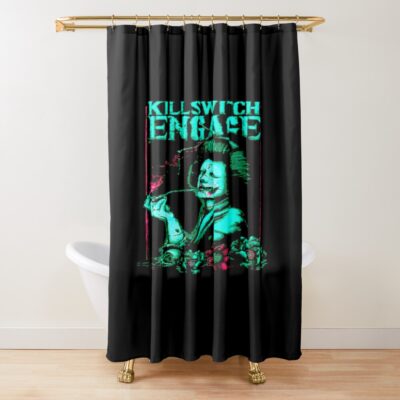 Killswitch Engage Dark Shower Curtain