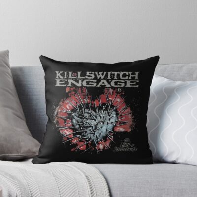 The End Of Heartache  Killswitch Engage Throw Pillow