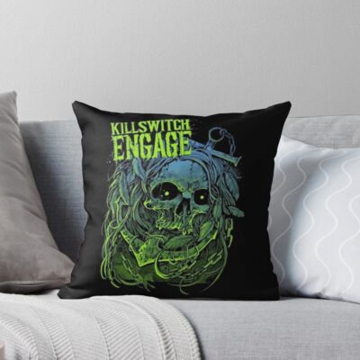 Killswitch Engage Skull Throw Pillow